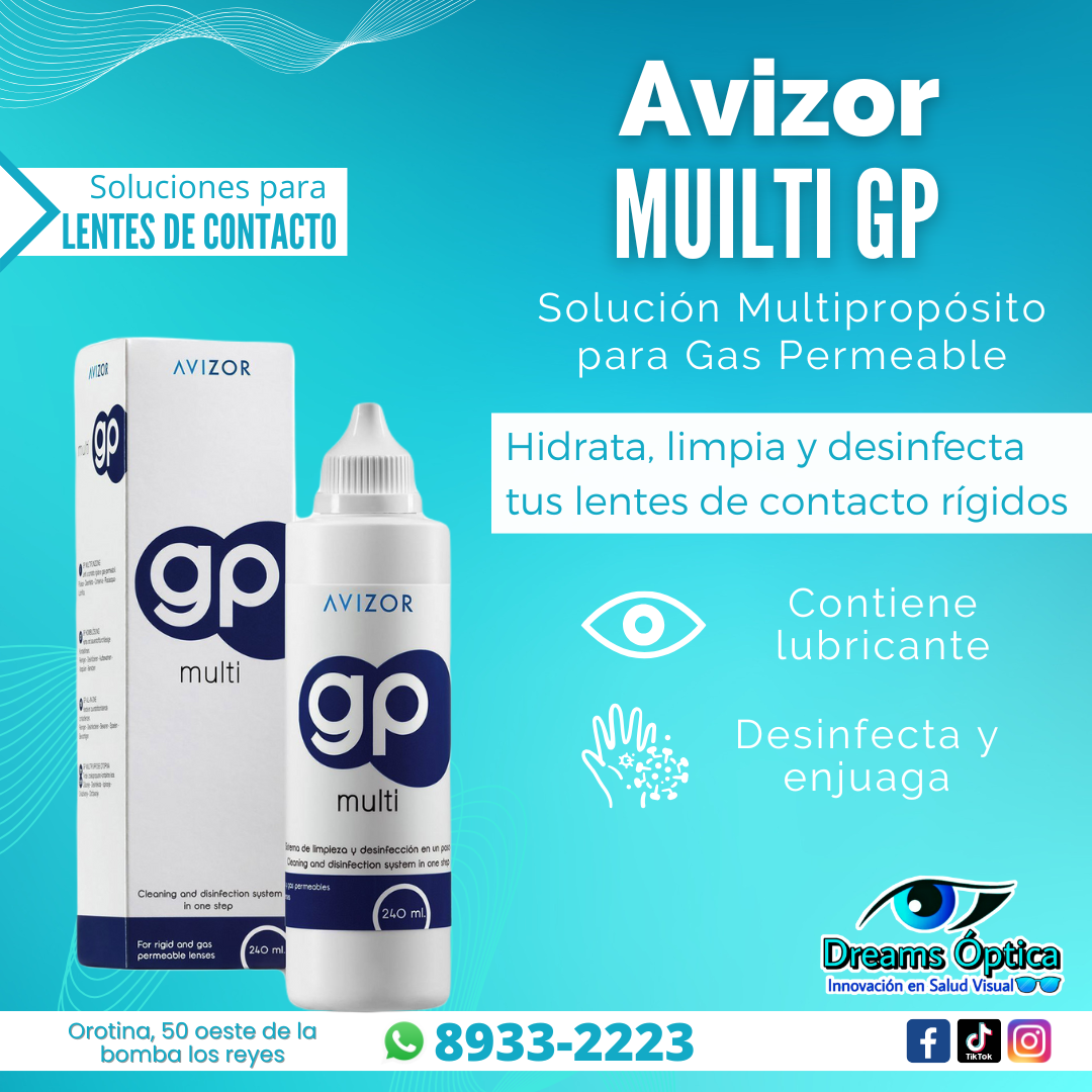 Soluciones de lentes de contacto Rígido (RGP)