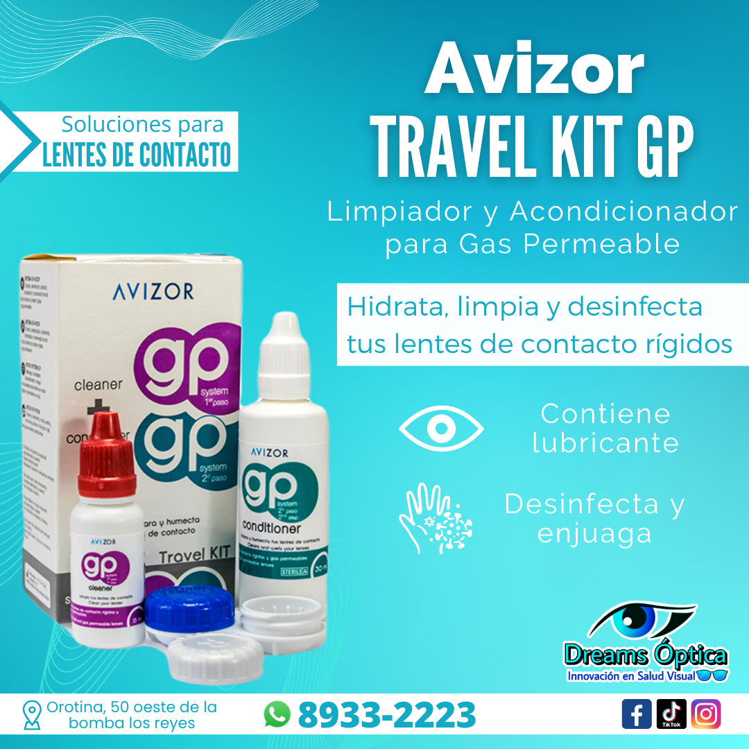 Kit de viajero para lente rígido (RGP)